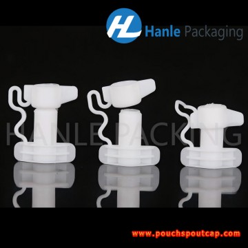 Dia 6mm plastic spout cap for shampoo, bath lotion sachet spout and shampoo pouch lids - HL060L